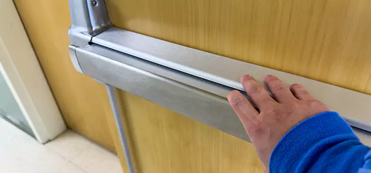 Installing a Push Bar on a Door Anderson