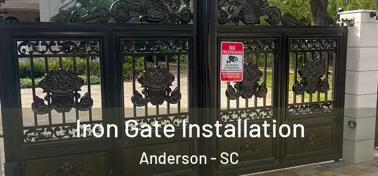  Iron Gate Installation Anderson - SC
